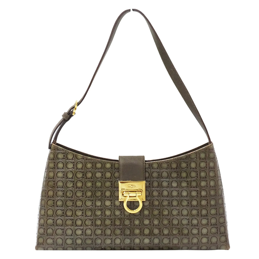 Salvatore Ferragamo Ferragamo handbag for women, brand name shoulder bag, Gan...